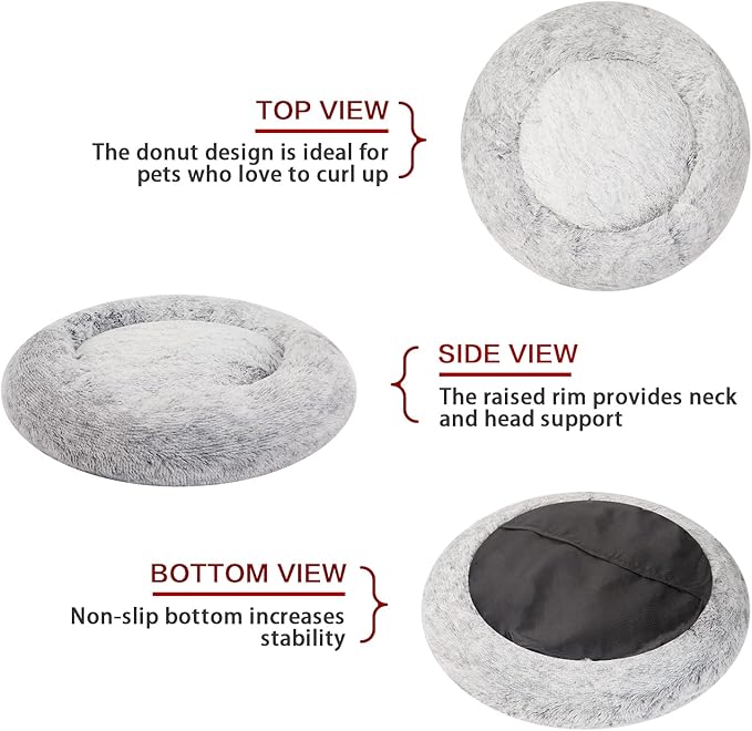 CloudNest™ Calming Donut Dog Bed