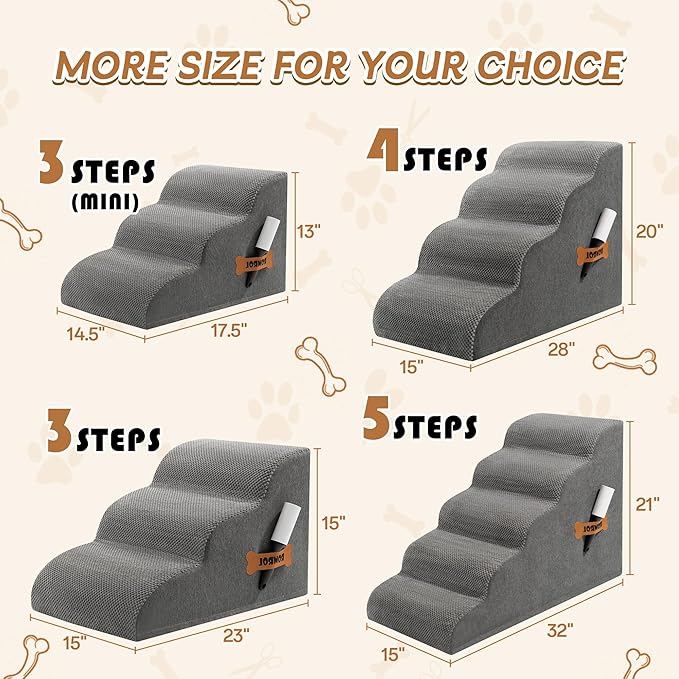 PawEase™ Orthopedic Dog Ramp Stairs